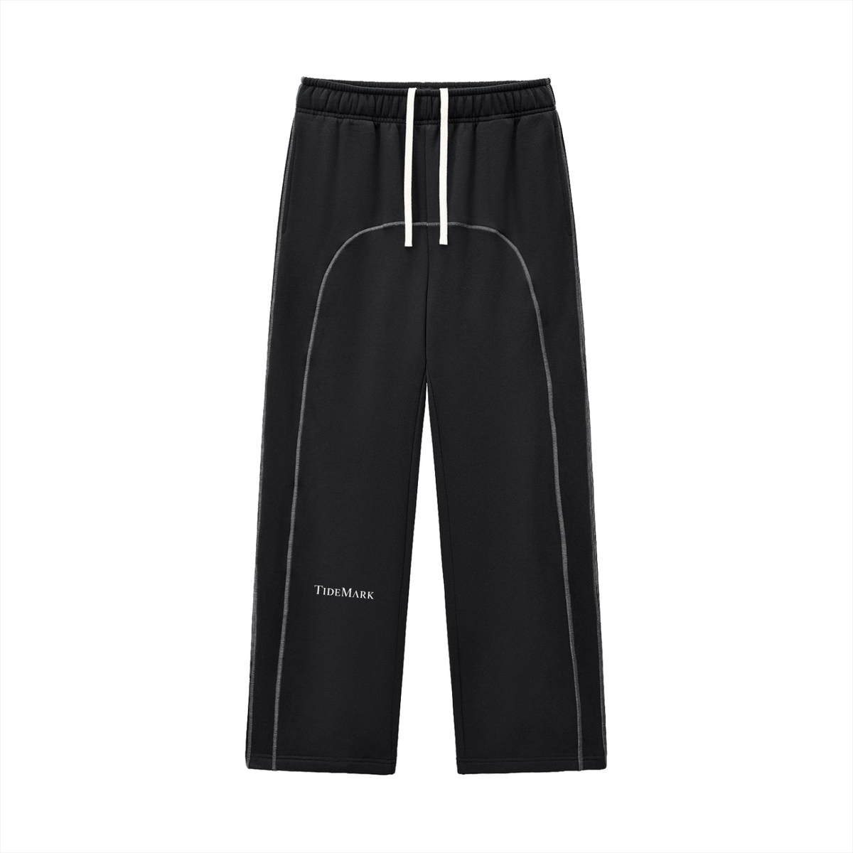 Contrast-Stitched Fleece Sweatpants
